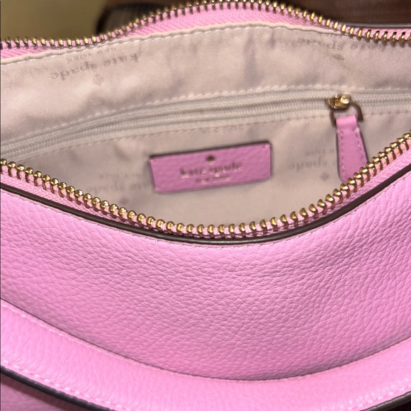 Kate Spade Emma Shoulder Bag Pink Leather Crossbody Purse - Picture 14 of 15